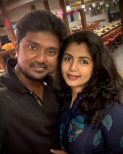 Bala Saravanan Instagram - Iniya Thirumana Naal vaalthukal @hemsbala ❤️❤️❤️