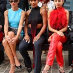 Banita Sandhu Instagram - red-y for the @davidkomalondon show ❤️‍🔥 London Fashion Week