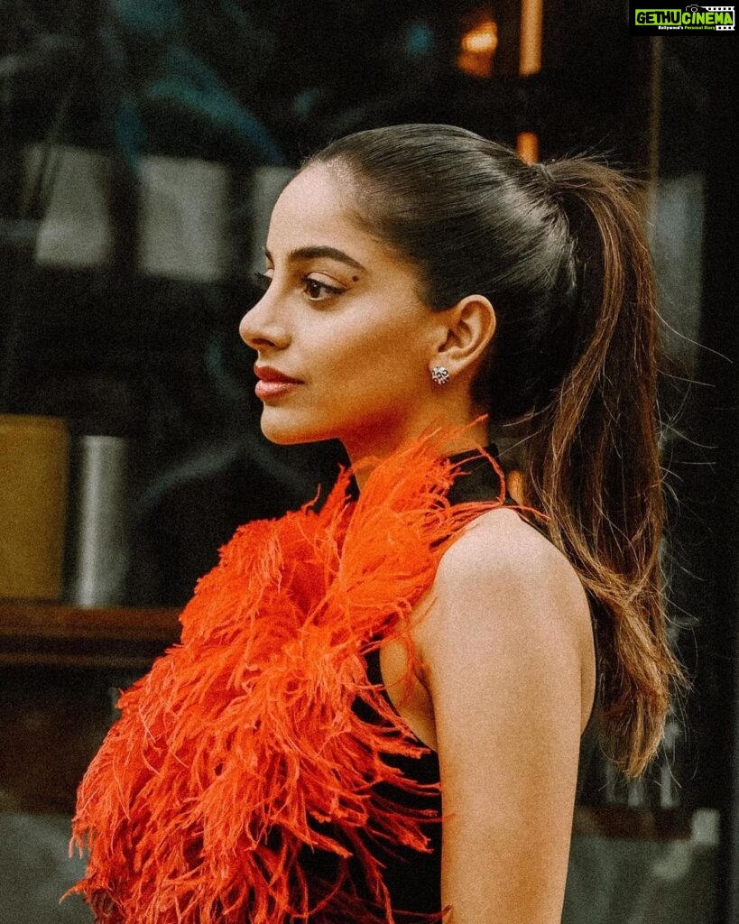 Banita Sandhu Instagram - red-y for the @davidkomalondon show ❤‍🔥 London Fashion Week