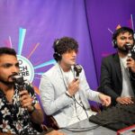 Bhavin Bhanushali Instagram – What an experience it was to do the Commentary for IPL- Gujarat Titans vs Rajasthan Royals in Gujrati ❤️ with my brother @rjkaran7 and a very kind @bhargav1305 . 
Thank you @officialjiocinema for this opportunity ❤️ 
Baaki… yesterday i was proven to be lucky for @gujarat_titans ❤️