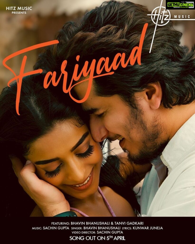 Bhavin Bhanushali Instagram - 2 Days to go for Fariyaad ♥ Coming on 5th April only on @hitz.music.official #LetsFariyaad 🌹 @bhavin_333 @tanvi__gadkari @sachingupta1208 @junejakunwar @janak.bhanushali