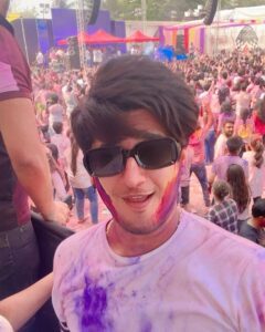 Bhavin Bhanushali Instagram - Happy Holi ❤️
