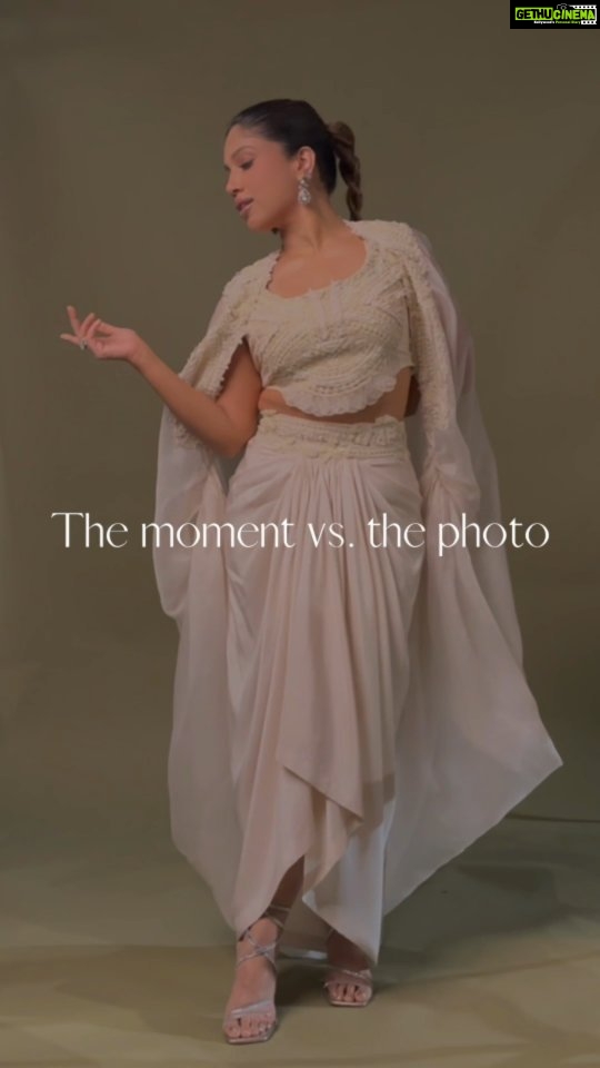 Bhumi Pednekar Instagram - The moment or the photo? What is your pick 🤍🕊️ Outfit - @anamikakhanna.in Accessories - @isharya Styled by - @mohitrai with @shubhi.Kumar @tarangagarwalofficial @teammrstyles Shot by- @lisadsouza