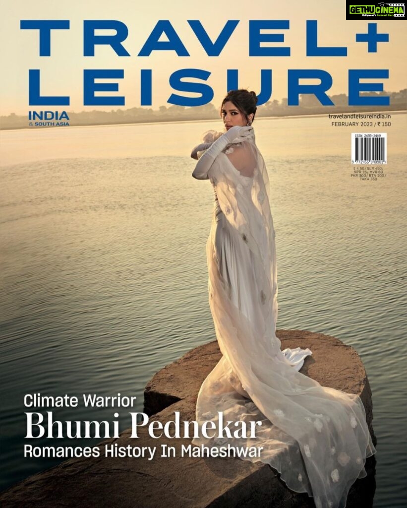 Bhumi Pednekar Instagram - The February edition celebrates stories of love and travel. A curated list of the most beautiful destinations around the world will inspire you to go on that long pending trip with your partner. We also do a deep dive into the best wedding venues in India and abroad so you can have that perfect big day. In our cover feature, we take climate activist and actor Bhumi Pednekar (@bhumipednekar ) to Maheshwar, a destination in Madhya Pradesh that is as romantic as it is spiritual. A travelogue from the Finnish Lapland decodes the reasons for the happiness of the Finns, and another one takes you to Nairobi where heritage meets modernism . Our photo essay takes you to Rapa Nui, a remote volcanic island in Polynesia that houses carved human figures with oversize heads from the 13th century. Produced by: Aindrila Mitra (@aindrilamitra) Cover story and interview by : Simrran Gill (@simrrangill) Photographer: The House of Pixels (@thehouseofpixels) Assisted by: Babu Bhimappa and Vishal Pollenor Styled by: Chandini Whabi (@chandiniw) Assisted by: Stacey Cardoz (@stacey.cardoz) Hair: Rohit Bhatkar (@rohit_bhatkar) Make-up by: Sonik Sarwate (@sonicsmakeup) Outfit: Gaffe (@gaffestudios ) Earrings: Swarovski (@swarovski) Shoes : Christian Louboutin (@louboutinworld ) Location: The Ahilya Fort Heritage Hotel, Maheshwar (@ahilya.fort)