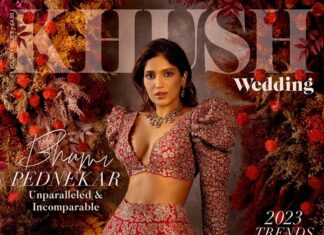 Bhumi Pednekar Instagram - A climate warrior, outspoken feminist and voice for change, Bhumi Pednekar (@bhumipednekar) has approached both life and work on her own terms and transcended stardom by igniting a green mission. For the latest issue of #KhushWedding, the acclaimed actor transforms into a bridal sensation in custom @mrunalinirao couture. In our exclusive cover story, Bhumi also talks about all things love, women in cinema, sustainability and using her voice to raise awareness on climate and environmental change. Hit the link in bio to get your copy for endless inspiration on all the upcoming bridal trends in 2023. All wardrobe: Mrunalini Rao (@mrunalinirao), Jewellery: Dhirsons Jewellers (@dhirsons_jewellers) — Editor-in-chief: Sonia Ullah (@Sonia_Ullah) Photographer: Vansh Virmani (@VanshVirmani) Creative Director: Manni Sahota (@Mannisahota_) Fashion Editor: Vikas Rattu (@vikas_r) Fashion Stylist: Tanishq Malhotra (@TanishqMalhotraa) Makeup: Sonik Sarwate (@sonicsmakeup) Hair: Seema Khan (@hairstories_byseema) Words by: Nupur Sarvaiya (@nupursarvaiya) Set Execution: Phoolandevi Events (@phoolandevievents) Production coordination: April Studios (@april.studios) Studio Courtesy: Go Studios (@gostudio.in) Styling Assistants: Bhavya Jain, Archita Elwadhi, Farheen Kaur & Garima Artist Talent Management: YRF (@Yashrajfilmstalent) #KhushWedding #bhumipednekar #coverstar