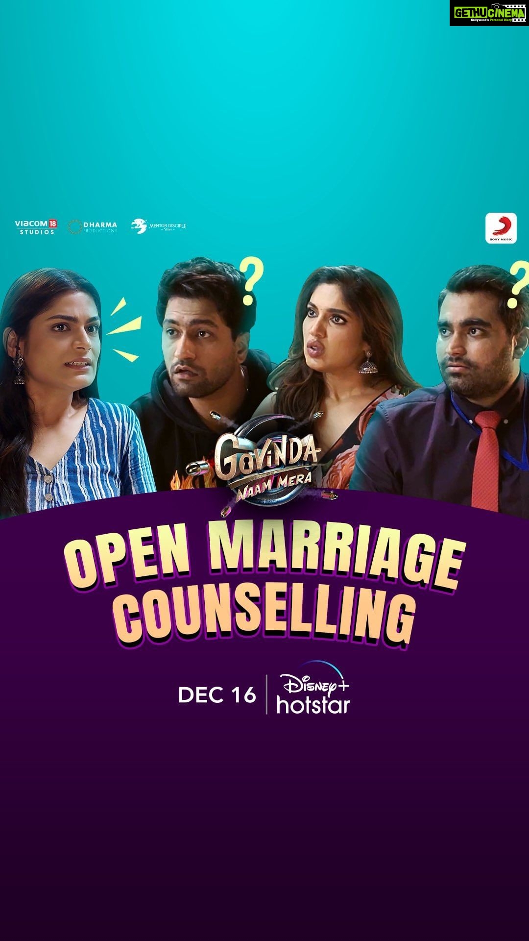 Bhumi Pednekar Instagram - Govya.... we mean Govinda ki life me bohot issues hai re baba! Sab pata chalega 16th December ko. #GovindaNaamMeraOnHotstar streaming from 16th December. @karanjohar @apoorva1972 @ajit_andhare @vickykaushal09 @bhumipednekar @kiaraaliaadvani @viraj_ghelani @shashankkhaitan @viacom18studios @dharmamovies @mentor_disciple_films @sonymusicindia @srishtipatch