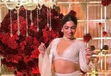 Bhumi Pednekar Instagram - Couldn’t stop twirling 🤍 . . . Wearing @seemagujraldesign Styled by @mohitrai with @shubhi.kumar @teammrstyles Jewellery @curiocottagejewelry