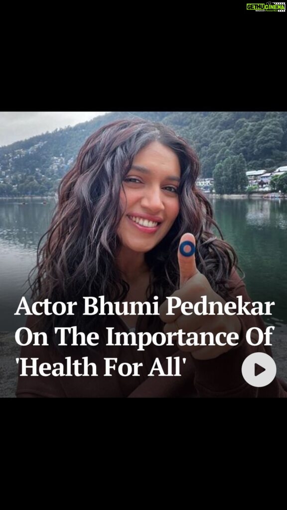 Bhumi Pednekar Instagram - #BanegaSwasthIndia | On #WorldHealthDay, Bhumi Pednekar, National Advocate, UNDP in India for Sustainable Development Goals talks about the importance of achieving healthcare for all to meet the #SDG targets of 2030 Track our special coverage here: ndtv.com/swasthindia @dettol.india @mohfwindia @mygovindia @thisisreckitt @unitednations @undp