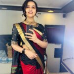 Chaitra Reddy Instagram – Just to be focus 🧘‍♀️

Jewellery : @methurna_collections ❤️
Saree : @shreelatha_c ❤️
