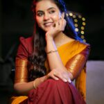 Chaitra Reddy Instagram – @chaitrareddy_official 
@ivalinmabia
.
.
.
.
.
.
.
#dhanushphotography #chaithrareddy #ival #traditional #halfsaree #festival Chennai, India