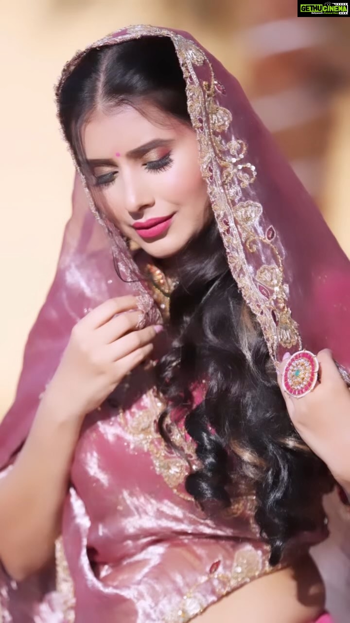Charu Asopa Instagram - ❤️ Outfit- @gaba_creation_byanjalisharma Makeup- @jass_makeover06 Photography- @memories_photography._ Jewellery- @vivahbridaljewellery93