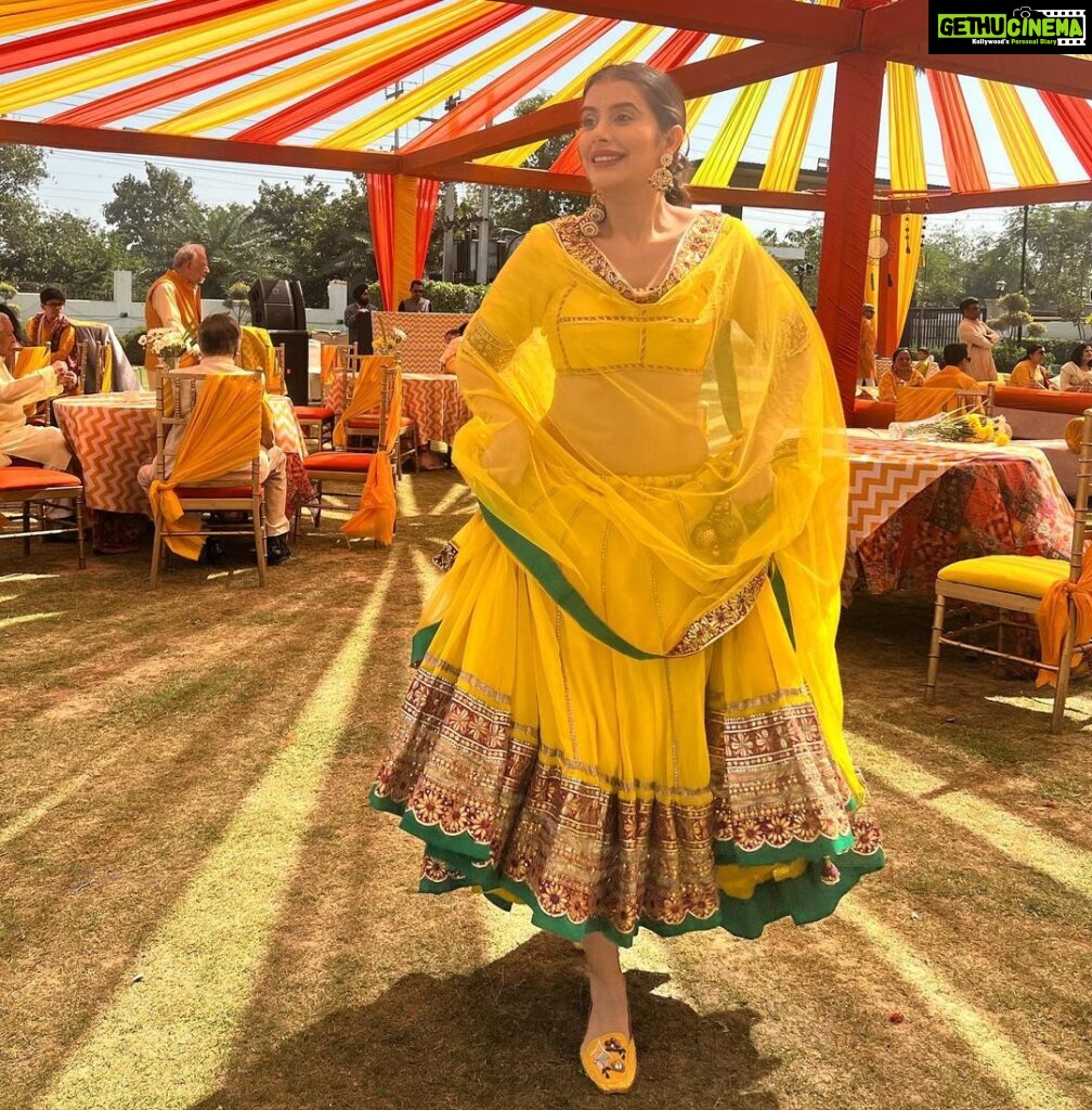 Charu Asopa Instagram - Ready for the haldi ceremony of #ribhukikirti #haldiceremony