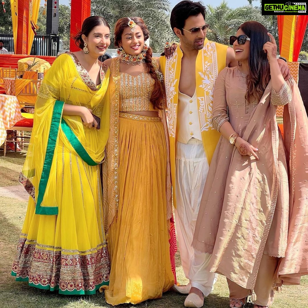 Charu Asopa Instagram - Haldi ceremony #ribbhukikirti