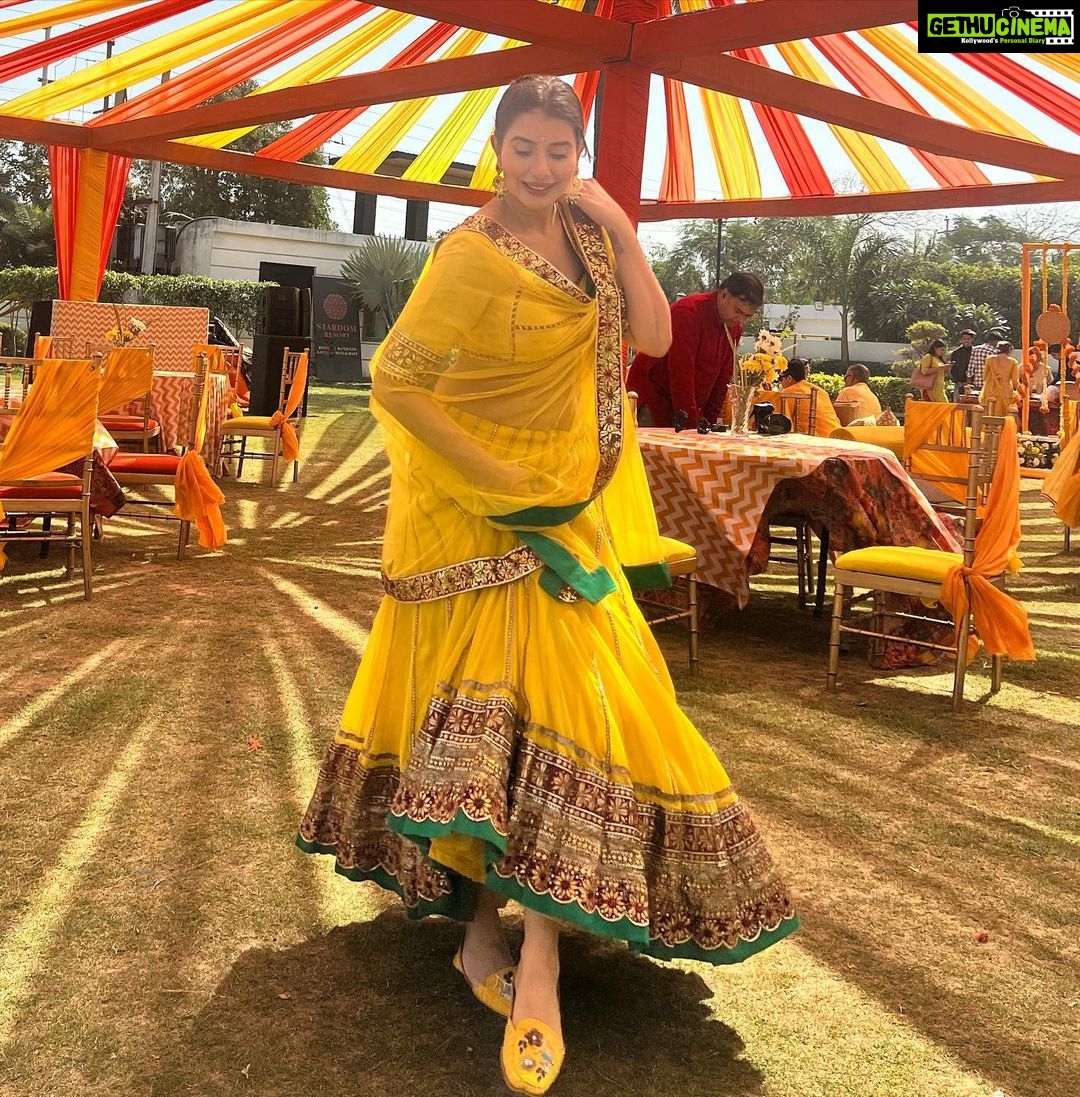 Charu Asopa Instagram - Ready for the haldi ceremony of #ribhukikirti #haldiceremony