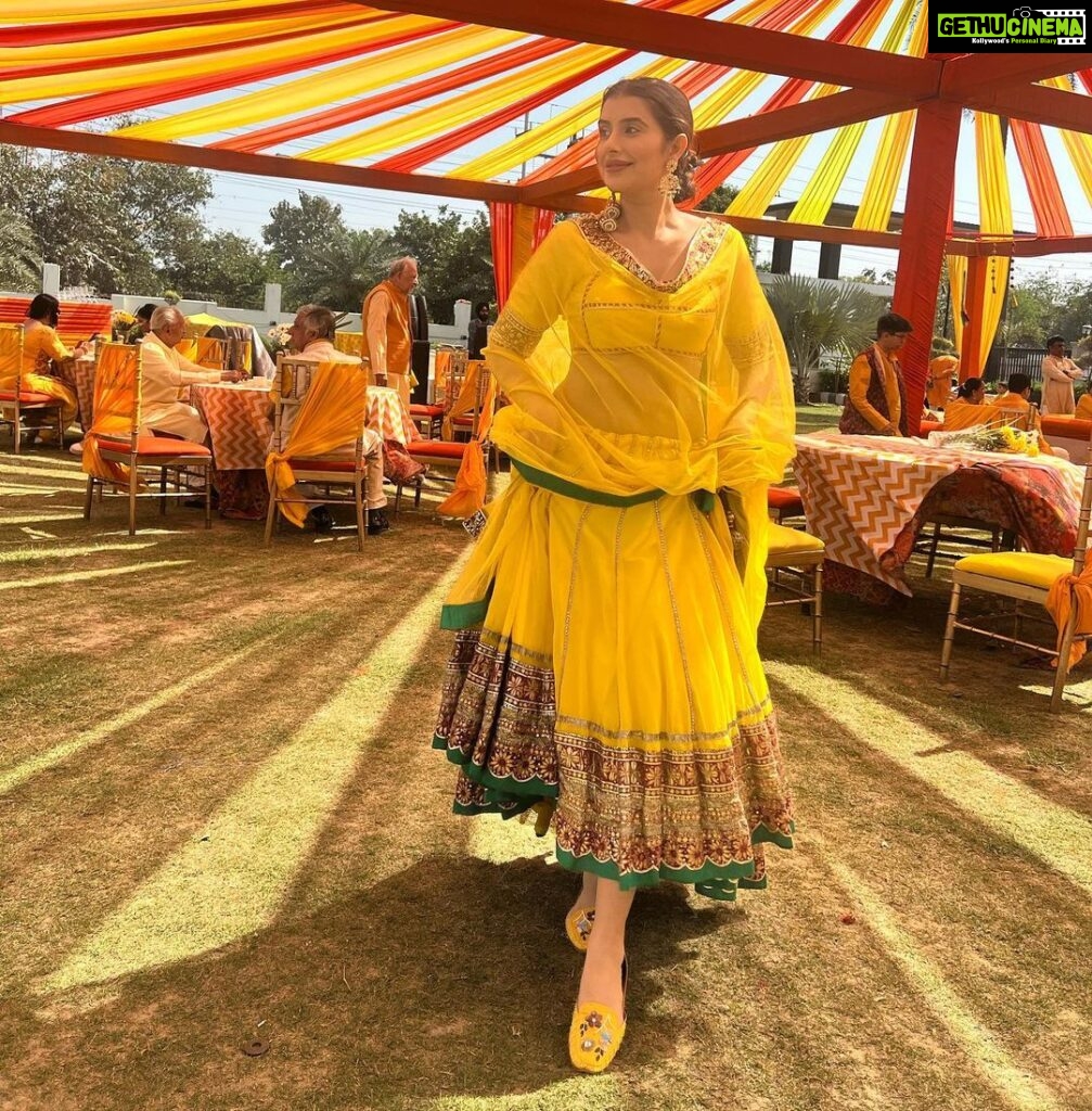 Charu Asopa Instagram - Ready for the haldi ceremony of #ribhukikirti #haldiceremony