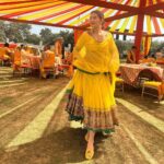 Charu Asopa Instagram - Ready for the haldi ceremony of #ribhukikirti #haldiceremony