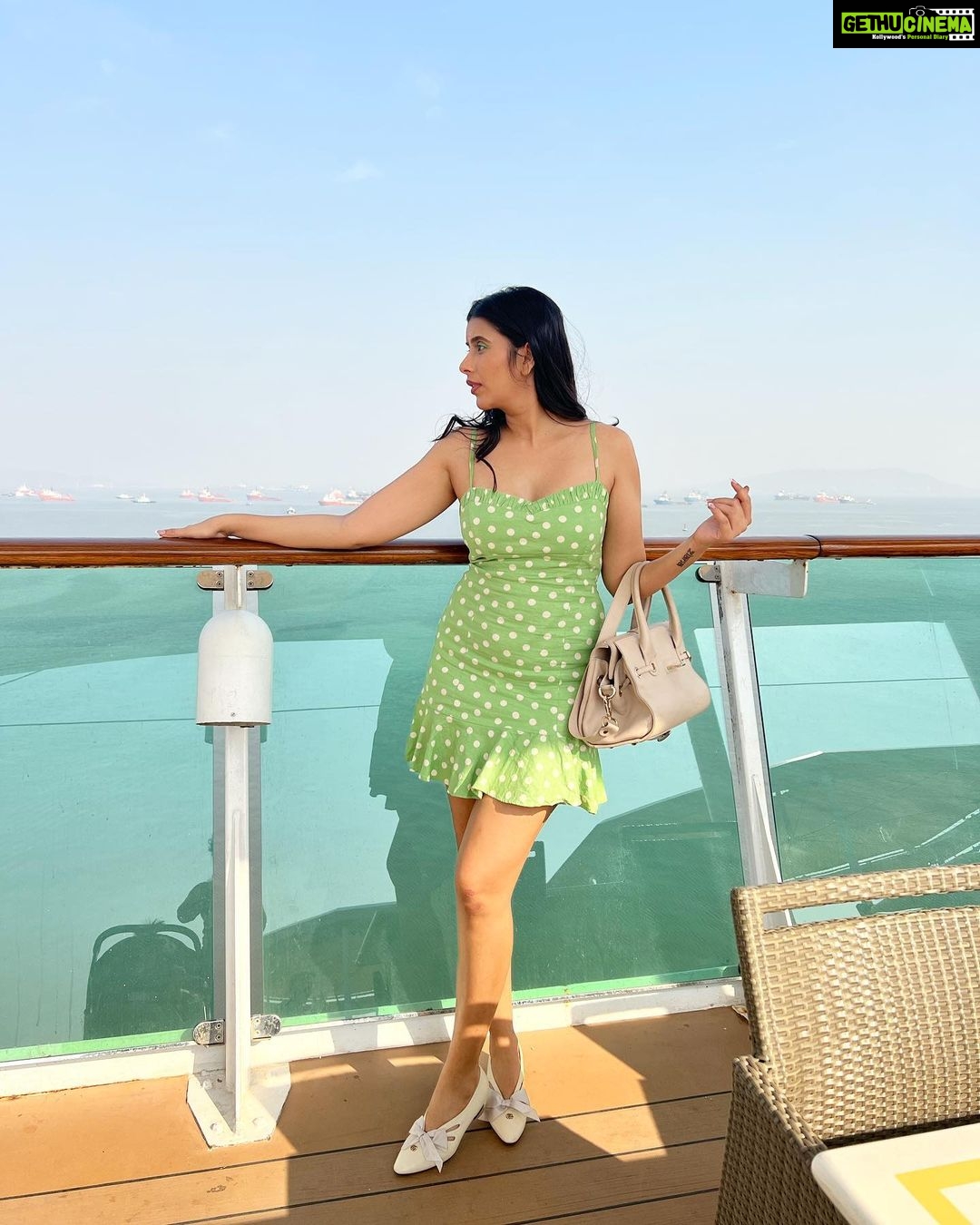 Charu Asopa Instagram - Starting an exciting journey with @cordeliacruises 🚢