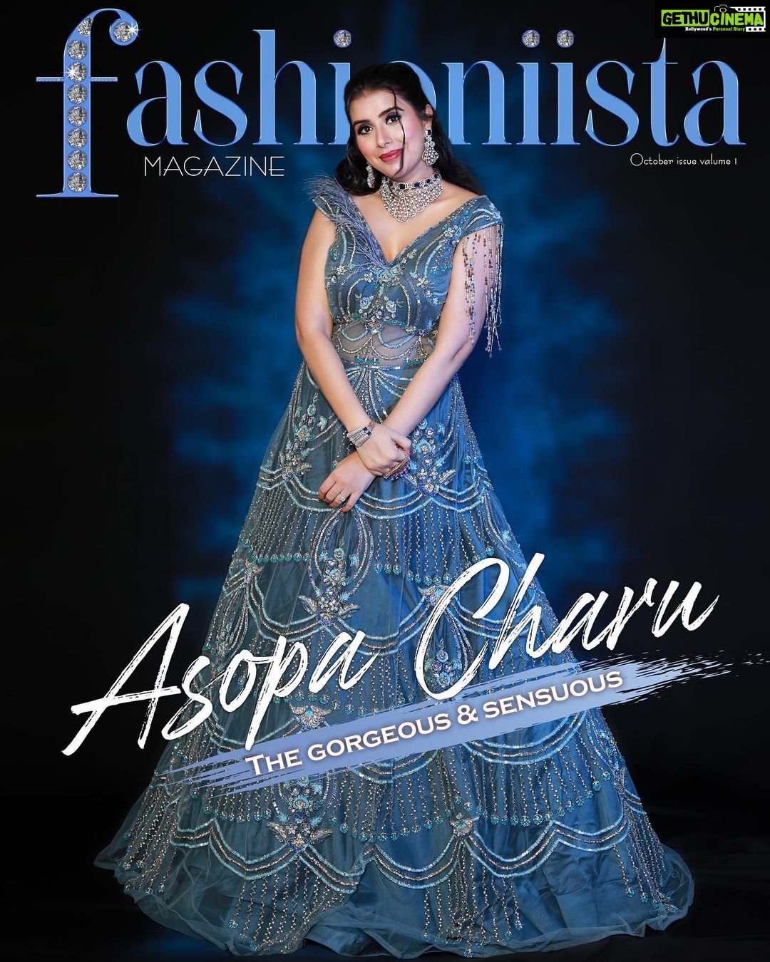 Charu Asopa Instagram - Magazine @fashioniista_magazine Editor @osama_khan_makeupartist @makeover_by_fizaa Makeup @osama_khan_makeupartist @arzoomakeovers_ Hairstylist @sagar_hairstylist_official Stylist @styleitupbyaashna Designer @tanakshh Jewellery @delhidiamonds_sumitgarg Pr @frizbeedigital Photographer @krishnakumarsharma01 Cinematographer (BTS) @emy007.__ @kaptaan___17_ Pr @niloferzaveri @sinhavantika @soapboxrelations