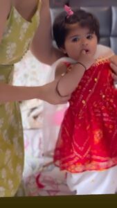 Charu Asopa Instagram - Happy 11 months bday my jaan ❤️🧿 Can’t believe you are going to be 1 year old very soon… I love you my Shona. Thank you for coming to my life 😘🤗❤️