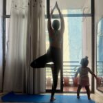 Charu Asopa Instagram - Some pictures from today’s workout from home❤️🧿 Bhilwara
