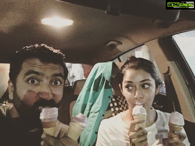 Chaya Singh Instagram - I am not greedy, it’s just his softie looks more tempting 😋🤤 #softie #icecream #sweettooth #cravings #together #temptation #couplegoals