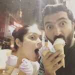Chaya Singh Instagram - I am not greedy, it’s just his softie looks more tempting 😋🤤 #softie #icecream #sweettooth #cravings #together #temptation #couplegoals