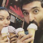 Chaya Singh Instagram - I am not greedy, it’s just his softie looks more tempting 😋🤤 #softie #icecream #sweettooth #cravings #together #temptation #couplegoals