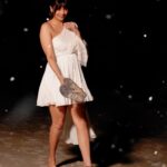 Daisy Shah Instagram - Cue the confetti . . . #believeinhappynow . . Wearing: @labelmannatgupta Styled by: @trishadjani MUA: @bugsbunny_17 📸: @sahil.shivani_ Goa