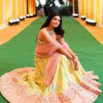 Daisy Shah Instagram – 💛 
.
.
.
Wearing: @laxmishriali 
💎: @pinklanebyrashi 
Styled by: @trishadjani 
📸: @framefuchsiaphotography 
.
.
.
#sanchgothiswali