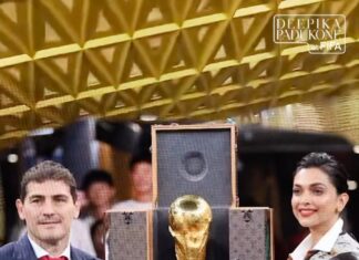 Deepika Padukone Instagram - From unveiling the FIFA World Cup Trophy to witnessing one of the greatest games in sporting history, i truly couldn’t have asked for more…🙏🏽 #grateful #fifaworldcup2022 @ikercasillas @louisvuitton @nicolasghesquiere @fifaworldcup @fifa