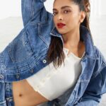 Deepika Padukone Instagram - Icons Deepika Padukone and the 501®. The original blue jean with a straight-cut silhouette & signature button fly. #150YearsOf501