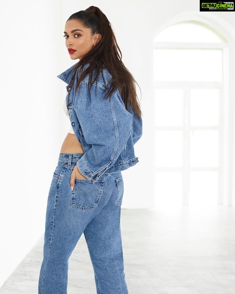 Deepika Padukone Instagram - Icons Deepika Padukone and the 501®. The original blue jean with a straight-cut silhouette & signature button fly. #150YearsOf501