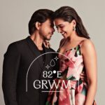 Deepika Padukone Instagram - It is no secret that I started my career with this handsome man [read @iamsrk] and that we have now done four movies together! But getting ready and going through our skin care routine together in collaboration with @82e.official was a whole other level of fun! Check it Out!❤️