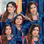 Deepshikha Nagpal Instagram - माया बाई का माया जाल कभी नहीं टूटता.......💙🙈 I am enjoying current track 🤗🤗 Keep watching 👀 #palkonkichhaonmein2 everyday at 7.30 pm only on @dangal_tv_channel
