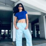 Deepti Sati Instagram – Beating this heat in these cool fits by @bonkers.corner