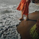 Deepti Sati Instagram - Little beachside moments on a cloudy sunset in varkala🌊 . Outfit @warp.stories Styling @krishnaviswam Location @cafetripislife Photography team @jishnuvinaya . . #varkala #beach #sunset #beachvibes #sunsets