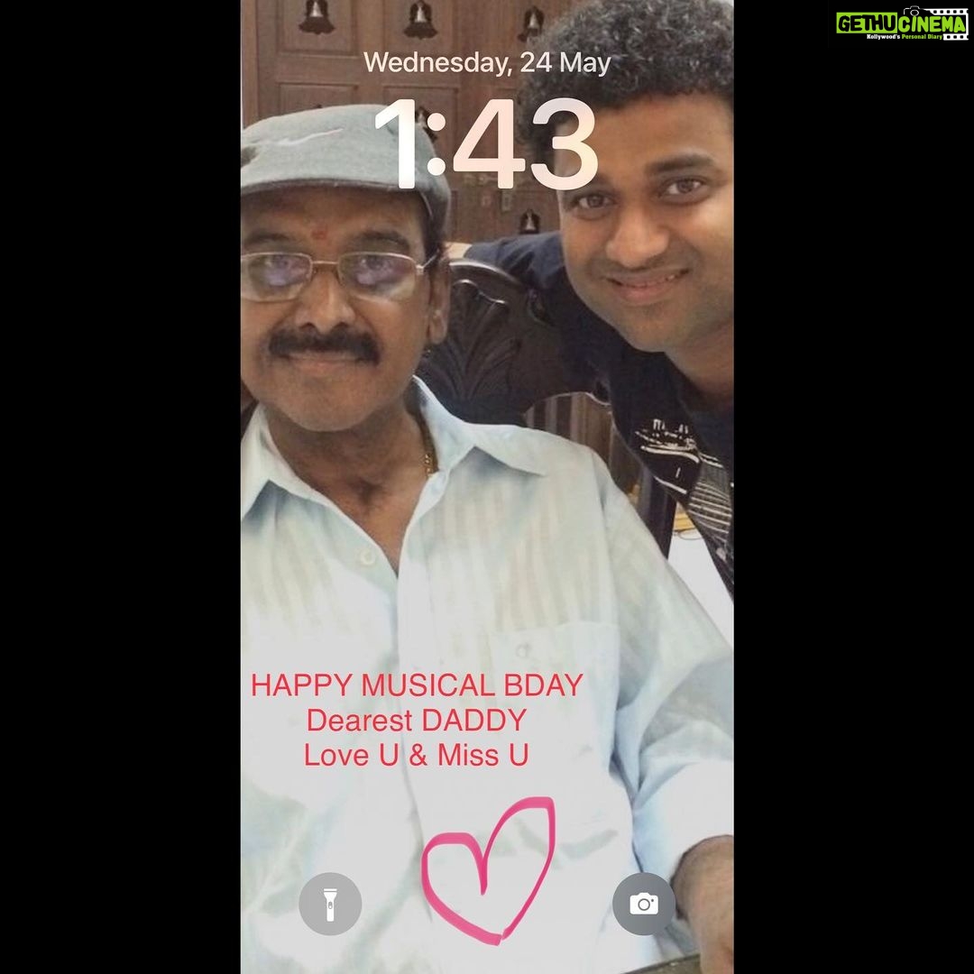 Devi Sri Prasad - 22.9K Likes - HAPPIEST MUSICAL BIRTHDAY Dearest DADDY !!!
🎂🎂🎂❤️❤️❤️🎶🎶🎶
Love U and Miss U !!
Thank You for Everything ! 🙏🏻🎶❤️