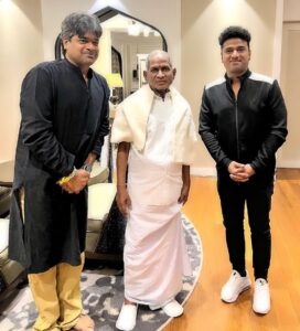Devi Sri Prasad Instagram - HAPPIEST MUSICAL BDAY to U dearest Sirr Jii @harish2you ❤️❤️🎶🎶🎶🎂🎂🎂

So Posting d pic wit our MUSICAL GOD ILAYARAJA sir

May Ur Life always be as Beautiful & Vibrant as RAJA SIR’s MUSIC !!

Love U sirr jiii ❤️😍🎶

Cant wait 4 #UstaadBhagathSingh 🤟🏻🔥

#HBDHarishShankar