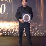 Devi Sri Prasad Instagram - Thank You @stardustmagazineindia for honouring me with the prestigious Award “Outstanding Contribution to Music in Indian Cinema” 🎶🙏🏻 It was a pleasure being at the 50th ANNIVERSARY CELEBRATIONS of STARDUST in Mumbai, with LEGENDS🙏🏻🎶 Wishing U many more Milestone Celebrations & Greater Success forever !🙏🏻 @media.raindrop
