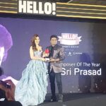 Devi Sri Prasad Instagram – Thank You so much dear HELLO AWARDS for honouring me with the 
COMPOSER OF THE YEAR Award last night !!
🎶🎶🙏🏻🙏🏻

Thank U @sophiechoudry .. U were wonderful on Stage ! And U sang so well on stage, the spontaneous #OoAntavaOoOoAntava 👌🏻🤟🏻🎶💃

And ThankU my dear friend @archithanarayanamofficial for putting together this cool outfit in d Last min n helping me out ! 🤗🎶