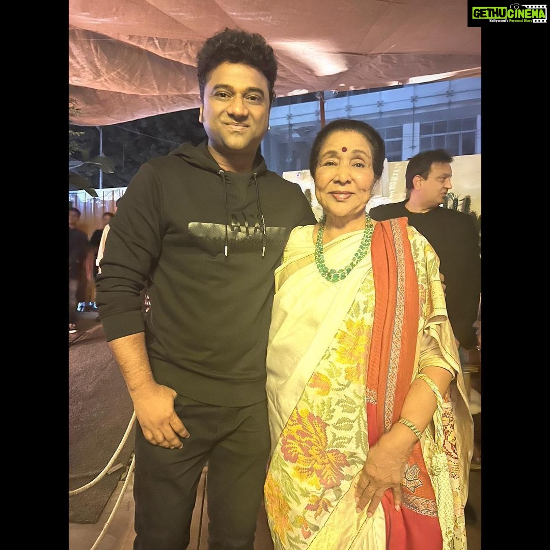 Devi Sri Prasad - 28.7K Likes - Thank You sooo much Dear @zanaibhosle 🤗
What a Lovely Night of MUSIC & DANCE !!!🎶🕺💃
It was so Amazing to meet once again the Legend ASHA AMMA @asha.bhosle JI !!
She is Sweetness Overloaded !!
Wishing U many more Beautiful Amazing Birthdays always Dear ZANAAAAAAIIIII !! 🎶🎂🎂🎂🎂🎶🎶🤗🤗🤗