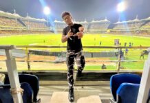Devi Sri Prasad Instagram - Euphoria🕺🏏 at #chepaukstadium #ipl2023 #cskvsdc #whistlepodu