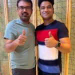 Devi Sri Prasad Instagram - Dear #KoratalaSiva SaarVaaru, It was Awesome to bump into U so unexpectedly Today.. & it Happens 2 be 5 YEARS of #BharathAneNenu ThankU so much SaarVaaru 4 such a Memorable Blockbuster❤️🙏🏻 ThankU dear Super⭐️ @urstrulyMahesh sir ❤️ & @dvvmovies 🙏🏻 @kiaraaliaadvani #5YearsForBharatAneNenu
