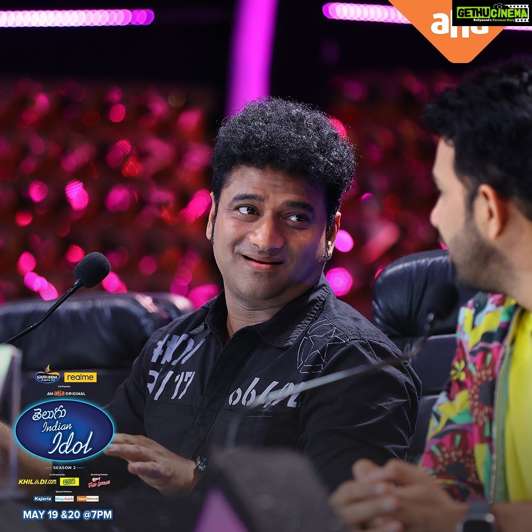 Devi Sri Prasad - 24.8K Likes - Music - ✅
Energy - ✅✅
Entertainment - ✅✅✅
When two biggest and Mass musicians of this generation come together to present the semi finalists of #TeluguIndianIdol2- Topu lechipoddhi… boom baddhalu ipoddhi…🔥 Don’t miss the semi finals this Friday & Saturday at 7PM.
@thisisdsp
@musicthaman @karthikmusicexp @singergeethamadhuri @vedalahemachandra
@southindiashopping @realmeindia @bingo_snacks @shaadi.com @fremantleindia @kajaria.ceramics @mangofrooti_freshnjuicy @realkhiladiofficial