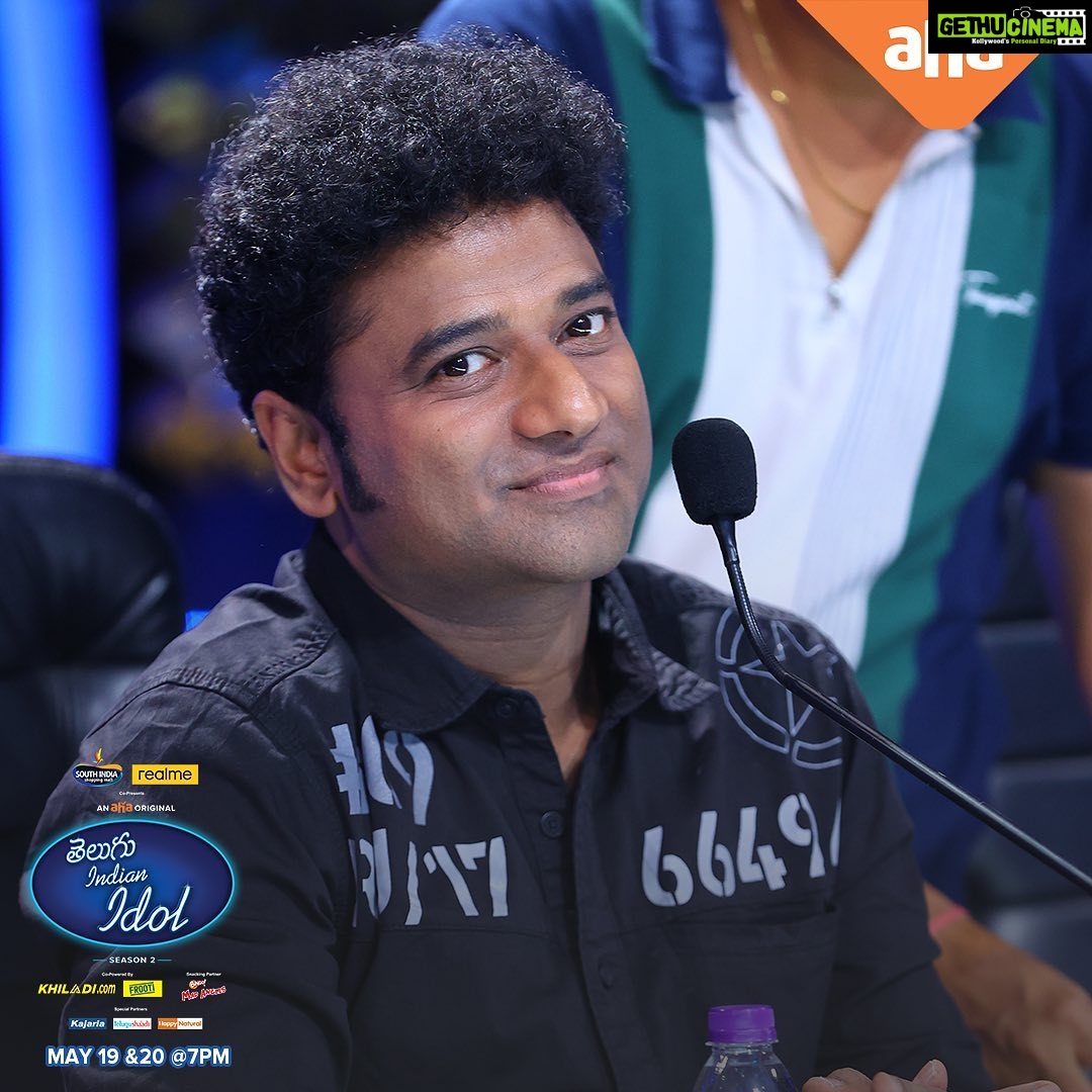Devi Sri Prasad - 24.8K Likes - Music - ✅
Energy - ✅✅
Entertainment - ✅✅✅
When two biggest and Mass musicians of this generation come together to present the semi finalists of #TeluguIndianIdol2- Topu lechipoddhi… boom baddhalu ipoddhi…🔥 Don’t miss the semi finals this Friday & Saturday at 7PM.
@thisisdsp
@musicthaman @karthikmusicexp @singergeethamadhuri @vedalahemachandra
@southindiashopping @realmeindia @bingo_snacks @shaadi.com @fremantleindia @kajaria.ceramics @mangofrooti_freshnjuicy @realkhiladiofficial