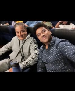 Devi Sri Prasad Instagram - What a Pleasure it was to watch d LEGEND #ManiRatnam Sir’s Masterpiece #PS2 sitting along wit d LEGEND #Ulaganayagan @ikamalhaasan sirr ❤️😍🎶🙏🏻

Amazing Score by IsaiPuyal @arrahman sir🎶🙏🏻
&
Brilliant Cinematography by @r_varman_ sir 🎥🙏🏻

& every Actor & Technician🙏🏻❤️🎶😍
@the_real_chiyaan @aishwaryaraibachchan_arb @trishakrishnan @karthi_offl @iamvikramprabhu @joinprakashraj @jayamravi_official @r_sarath_kumar @actorjayaram_official #Prabhu @radhakrishnan_parthiban @sobhitad @aishu__ @madrastalkies @tips @lyca_productions