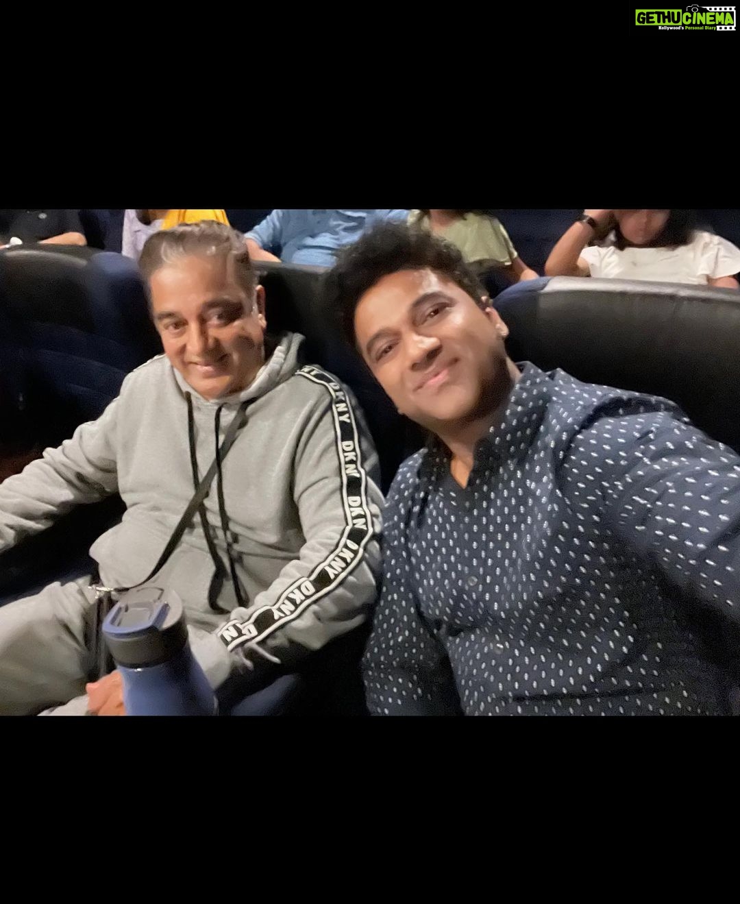 Devi Sri Prasad - 59K Likes - What a Pleasure it was to watch d LEGEND #ManiRatnam Sir’s Masterpiece #PS2 sitting along wit d LEGEND #Ulaganayagan @ikamalhaasan sirr ❤️😍🎶🙏🏻
Amazing Score by IsaiPuyal @arrahman sir🎶🙏🏻
&
Brilliant Cinematography by @r_varman_ sir 🎥🙏🏻
& every Actor & Technician🙏🏻❤️🎶😍
@the_real_chiyaan @aishwaryaraibachchan_arb @trishakrishnan @karthi_offl @iamvikramprabhu @joinprakashraj @jayamravi_official @r_sarath_kumar @actorjayaram_official #Prabhu @radhakrishnan_parthiban @sobhitad @aishu__ @madrastalkies @tips @lyca_productions