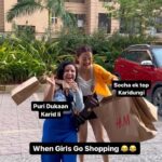 Devoleena Bhattacharjee Instagram - We are crazy together 😂😂Someday u guys have to hear us Gossiping 😂😝 Unlimited Dhamaka . #influencer #style #trendingreels #trend #funnyvideos #funny #funnyreels #memes😂 #sister #devoleena #bhavini