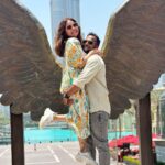 Devoleena Bhattacharjee Instagram - Lets Fly High Together ❤️😘🧿 #dubai🇦🇪 #couplegoals #wingsofmexico #coupletravel Wings of Mexico