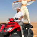 Devoleena Bhattacharjee Instagram - Follow me to the Desert 🐪🐪🐪😎😎😎🏎️🏎️🏎️ #desertsafari #dunebuggy #coupletravel Dubai UAE